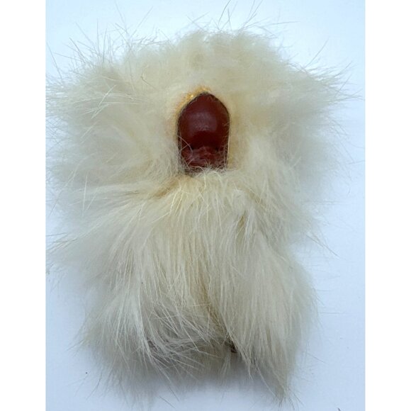 Alaska 3” Eskimo Baby Doll in White Fur Papoose - Picture 1 of 6